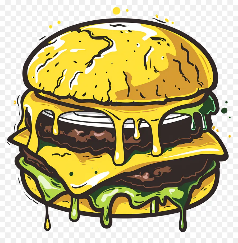 Hamburguesa Jugosa，Hamburguesa Con Queso PNG