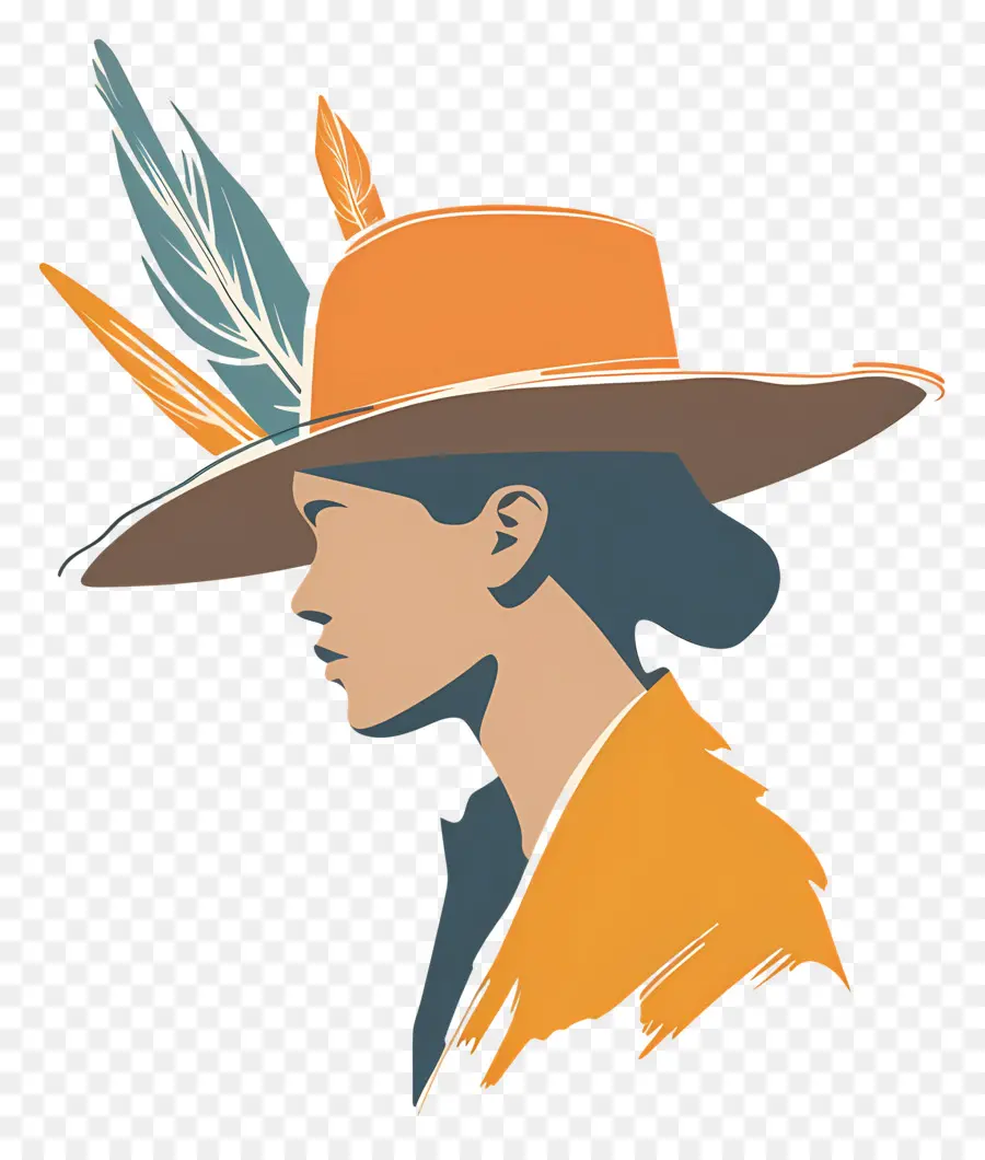 Logotipo De Niña，Mujer Con Sombrero PNG