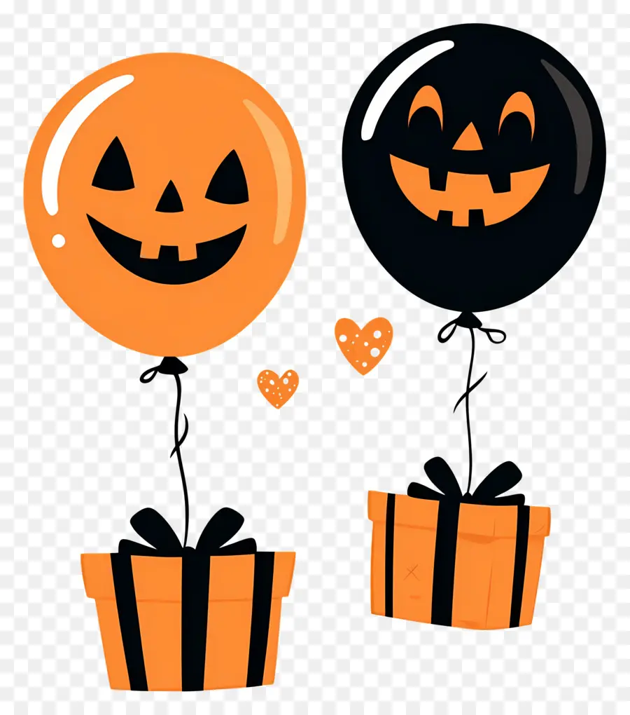 Globos De Halloween，Regalos PNG