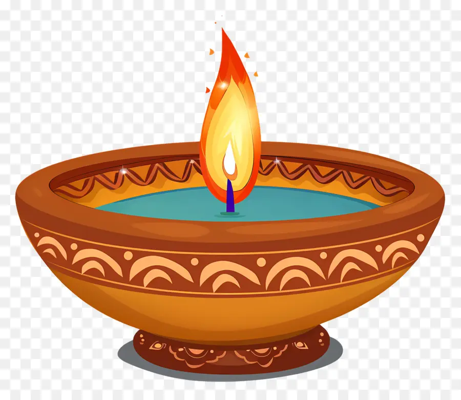 Diwali Diya，Lámpara PNG