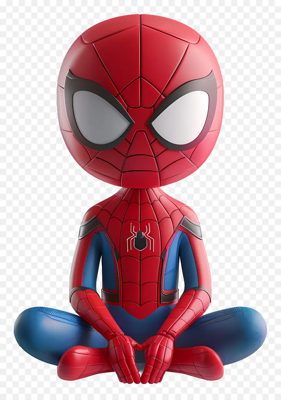 Lindo Hombre Araña，Hombre Araña Sentado PNG