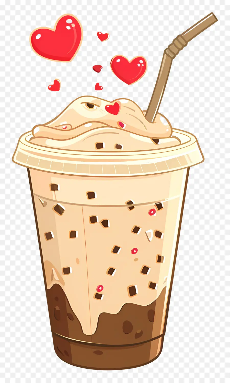 Café Caliente，Café Helado Con Crema PNG