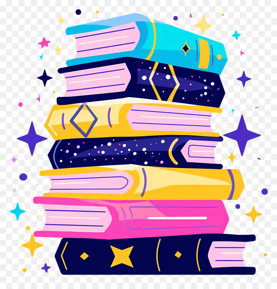 Pila De Libros，Libros PNG