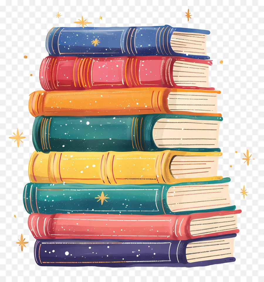 Pila De Libros，Lectura PNG