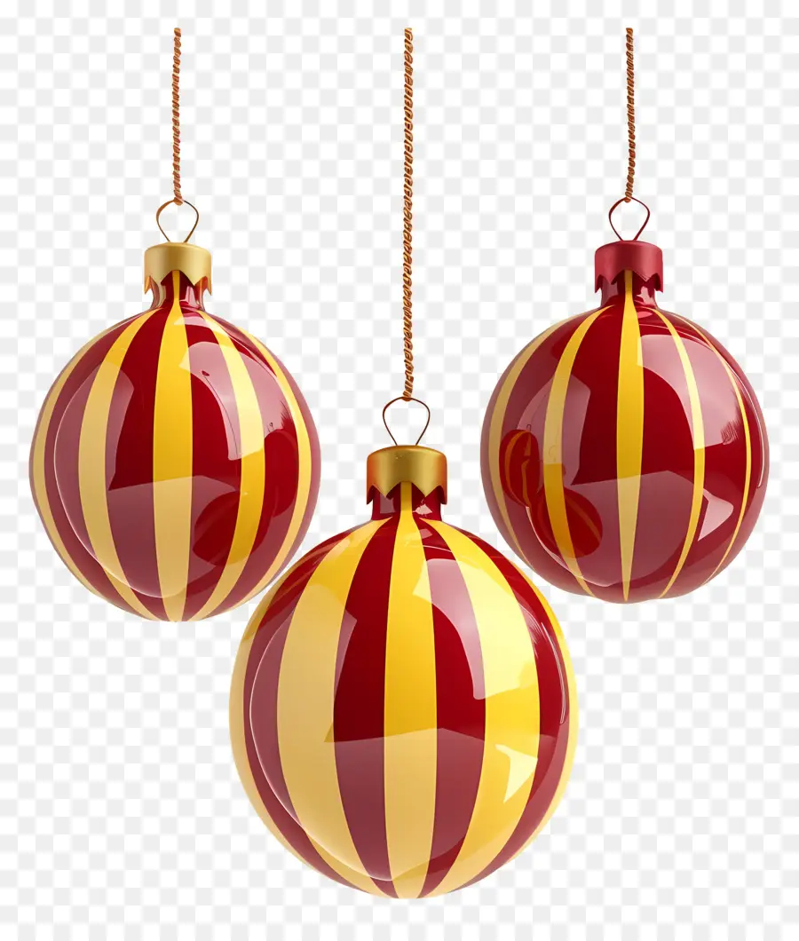 Bolas De Navidad Colgantes，Adornos Navideños PNG