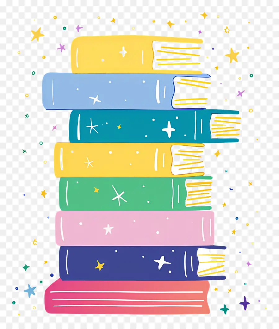 Pila De Libros，Libros PNG