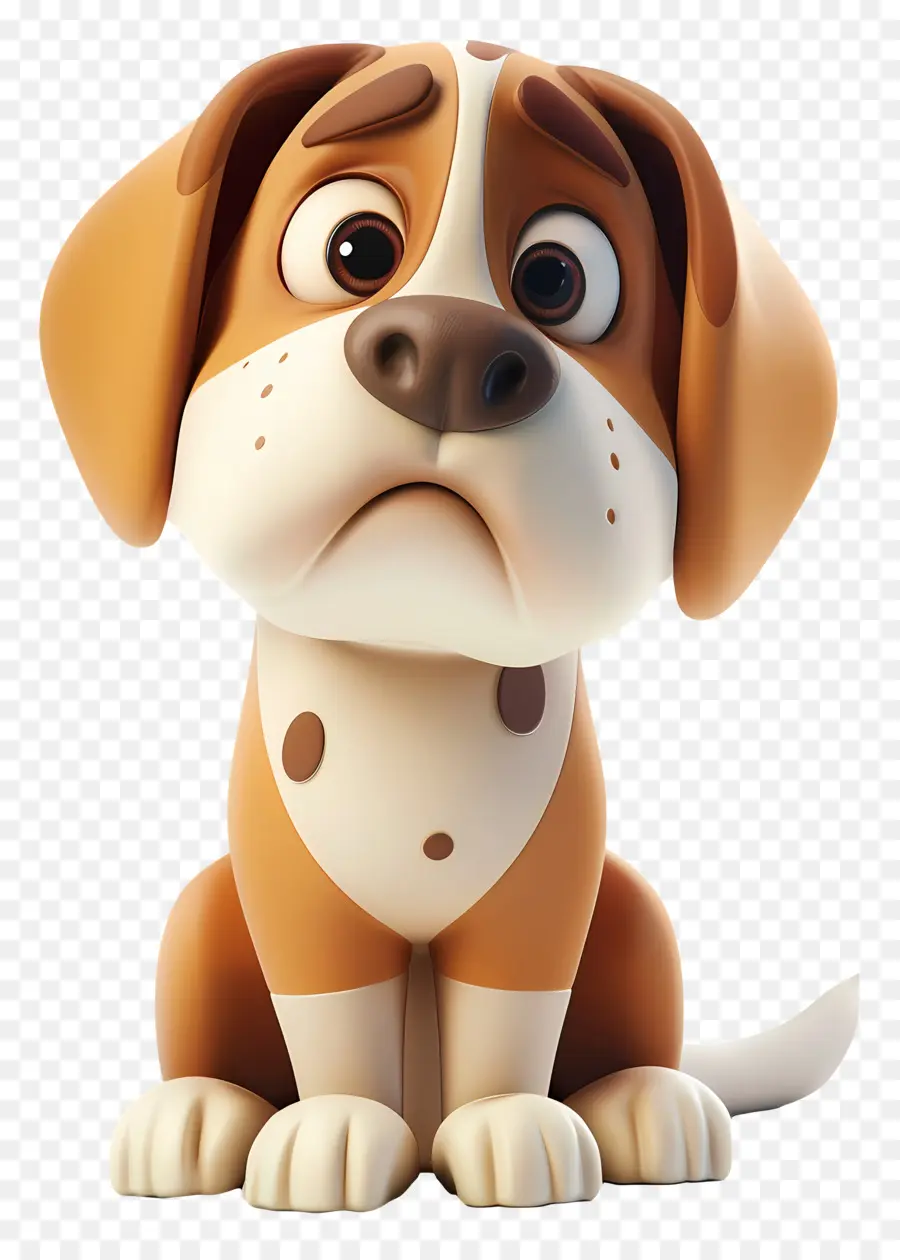 Perro 3d，Perro Lindo De Dibujos Animados PNG