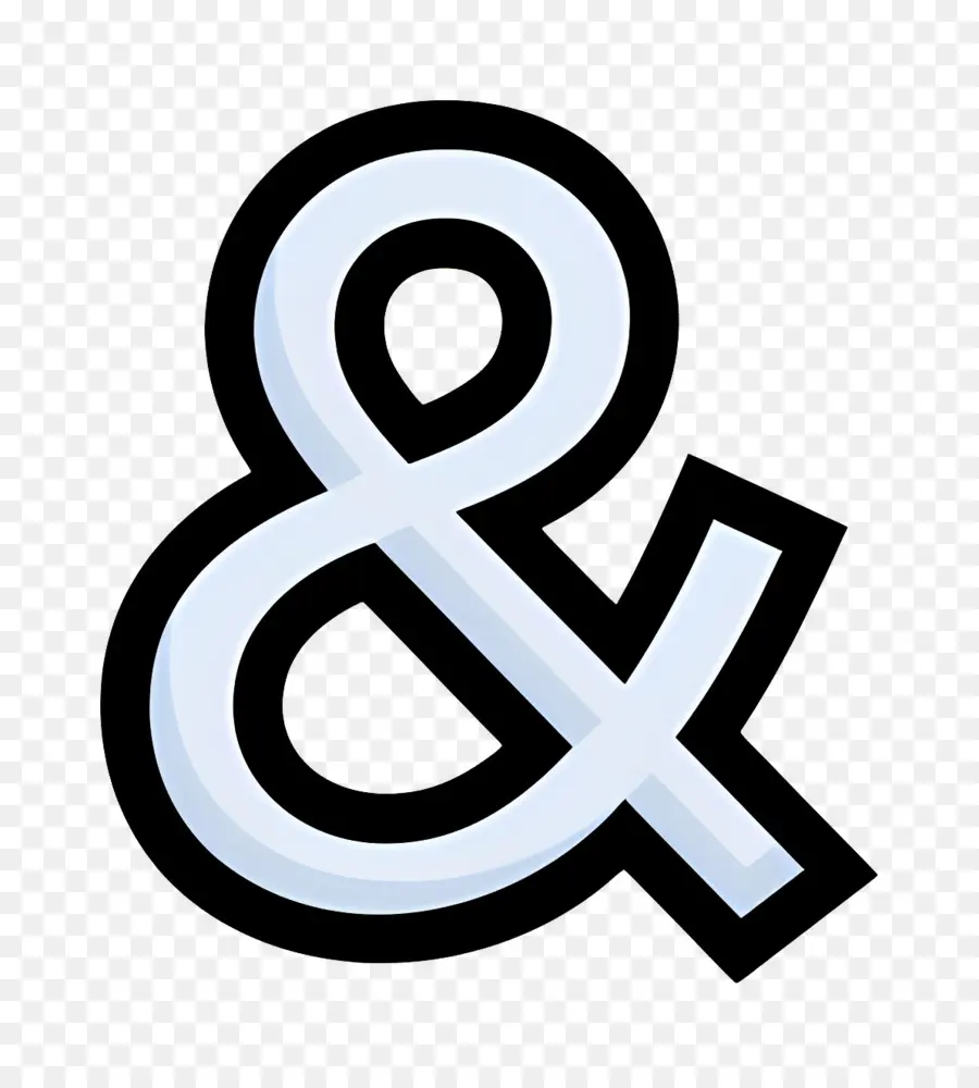 Símbolo Comercial，Ampersand PNG