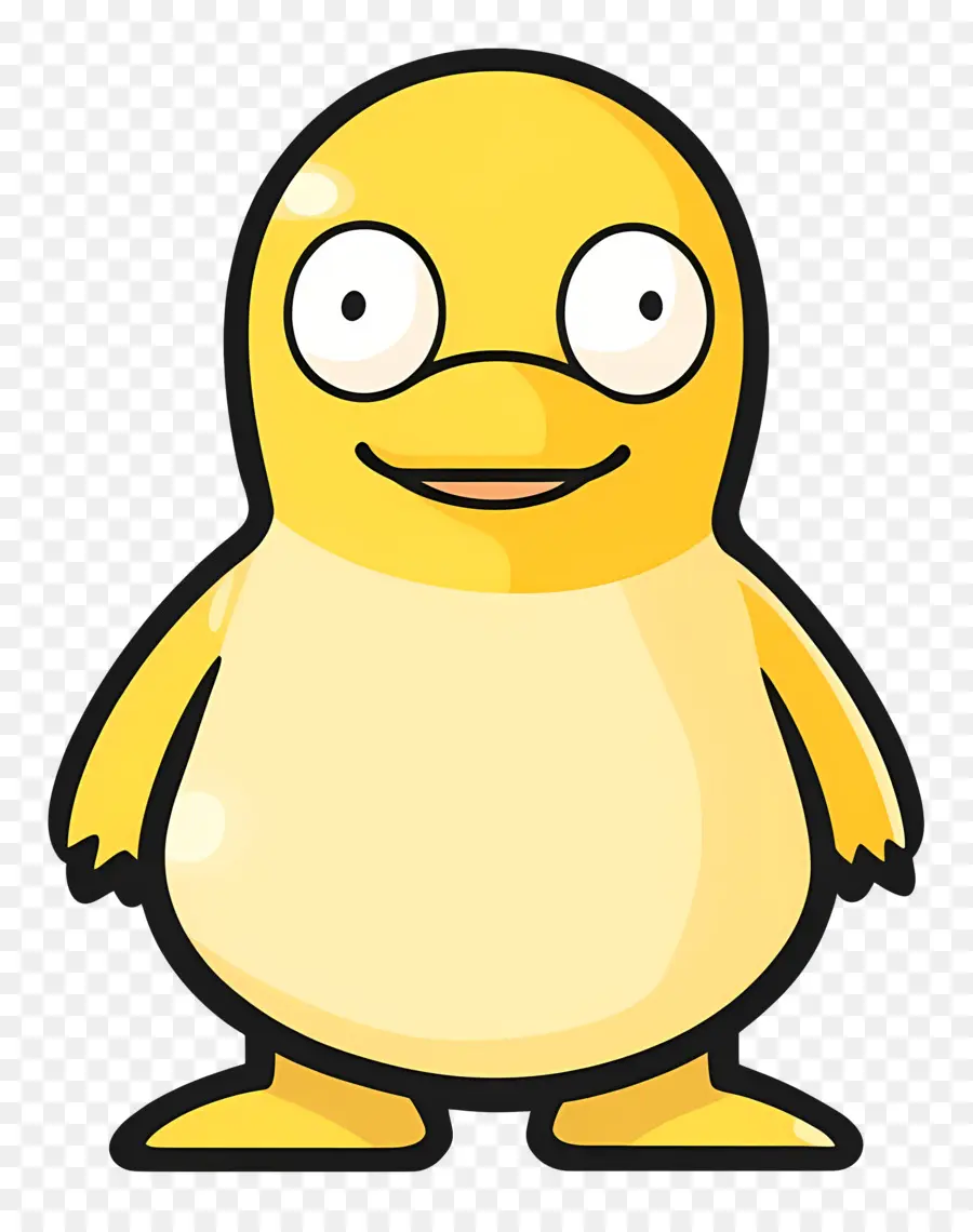 Pato De Dibujos Animados，Pato Amarillo PNG