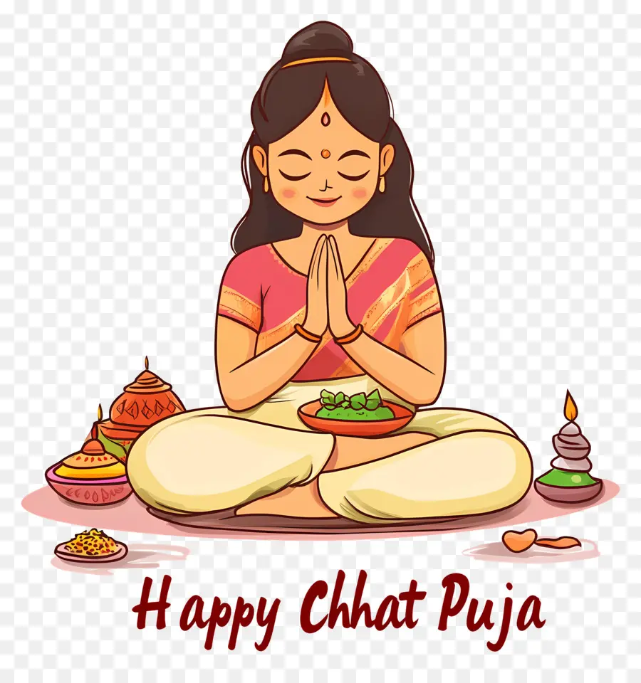 Feliz Chhat Puja，Oración Chhath Puja PNG