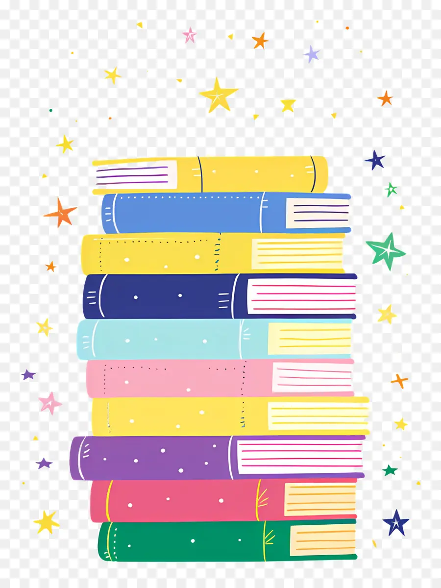 Pila De Libros，Libros PNG