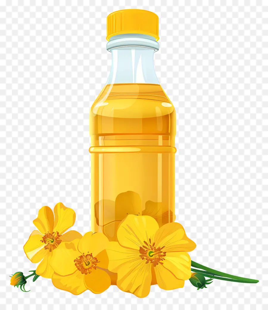 Aceite De Canola，Botella De Aceite PNG