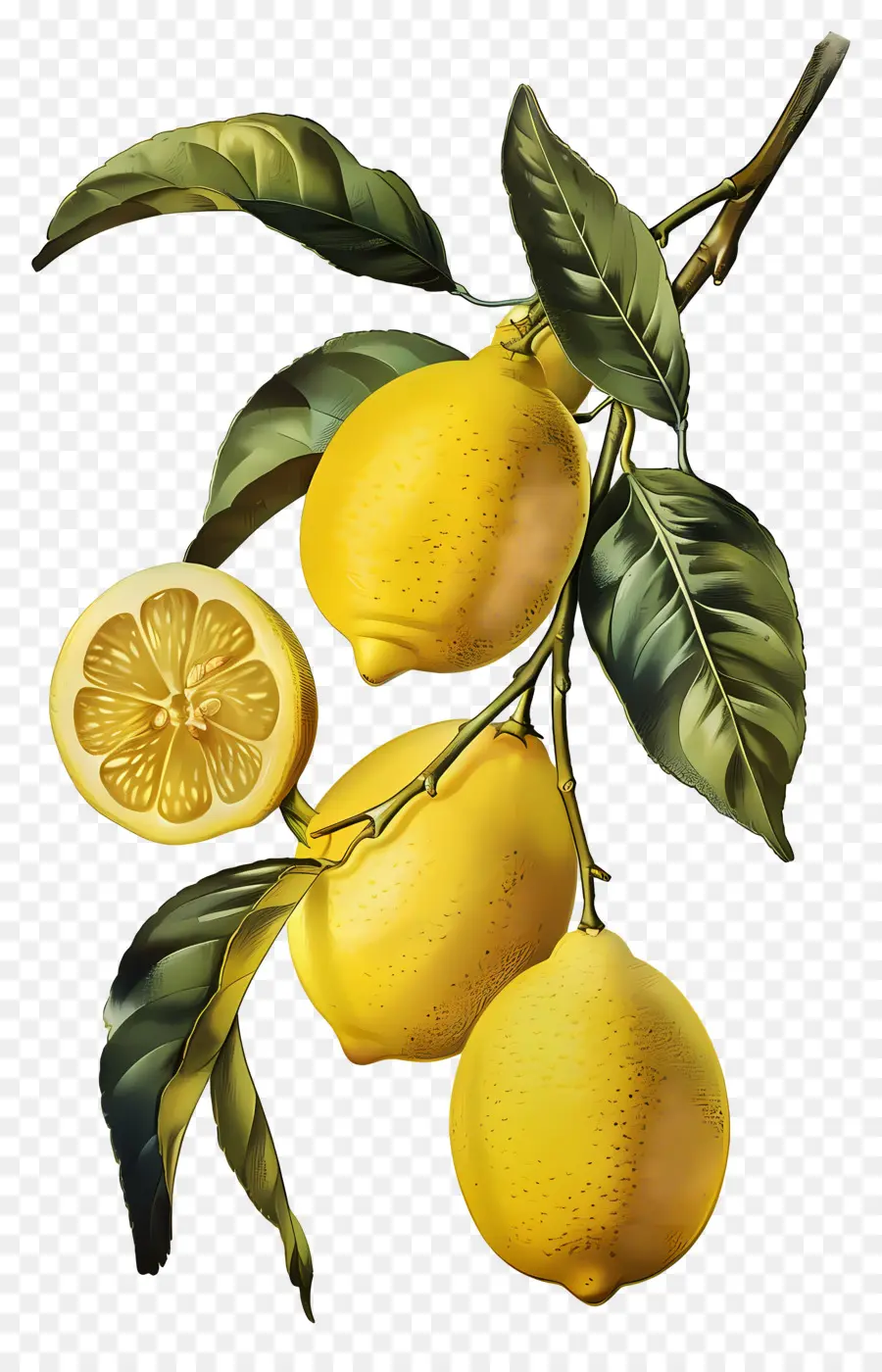 Limon Vintage，Par De Limones PNG