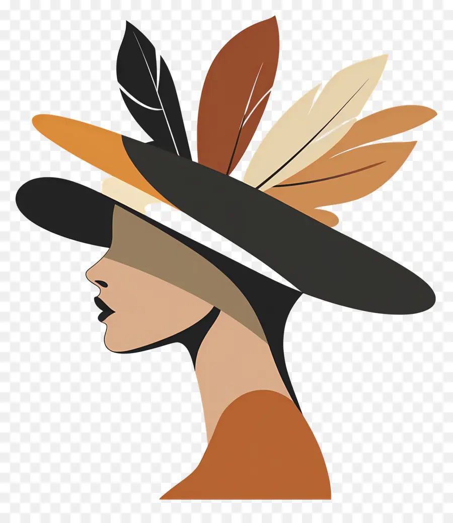 Logotipo De Niña，Mujer Con Sombrero PNG