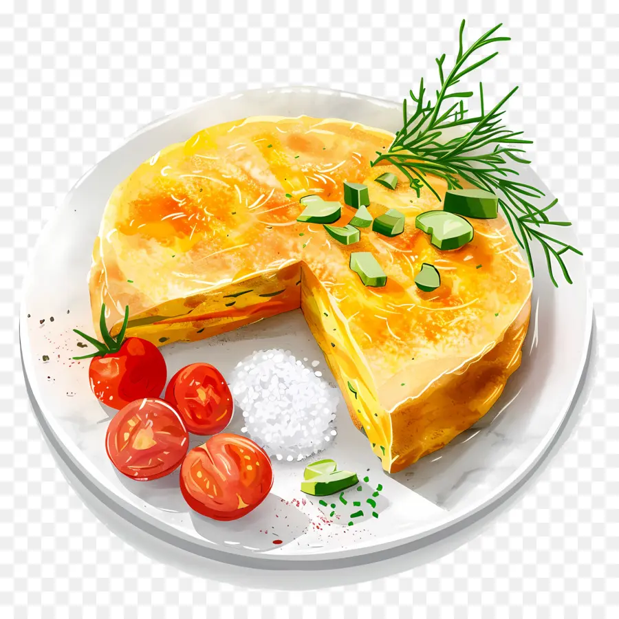 Tortilla Española，Pastel De Patata PNG