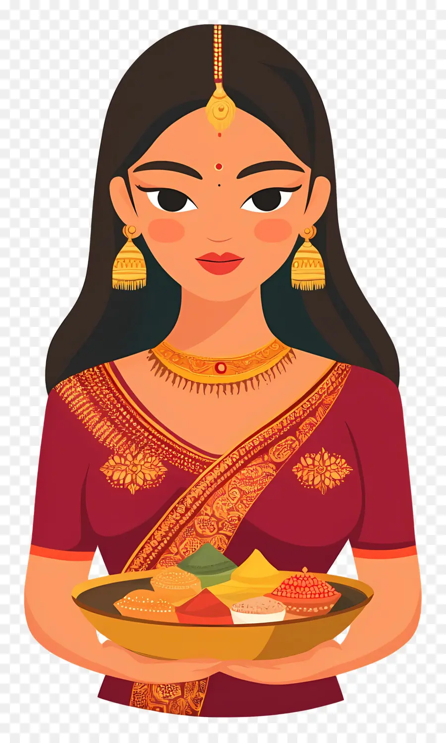 Karva Chauth，Mujer Tradicional PNG