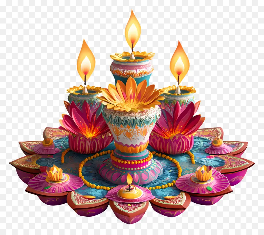 Dipavali，Lámparas De Diwali PNG