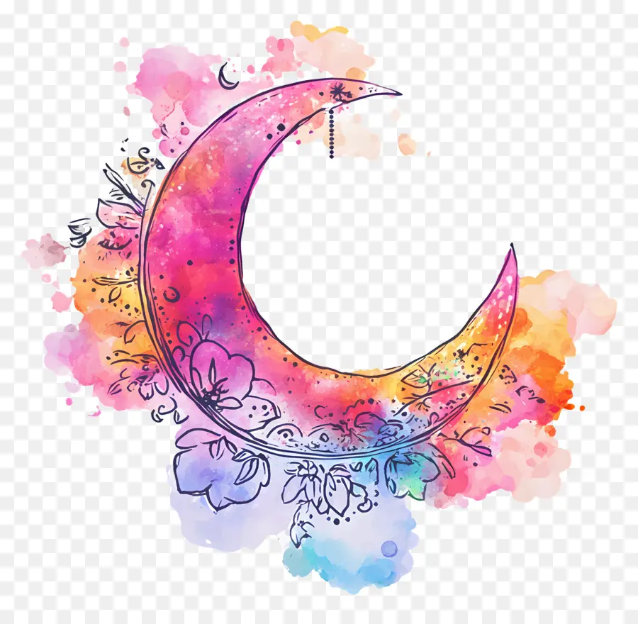 Karva Chauth，Luna Creciente PNG