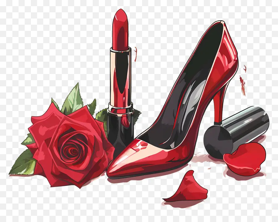 Tacones Rojos，Tacón Alto Rojo PNG