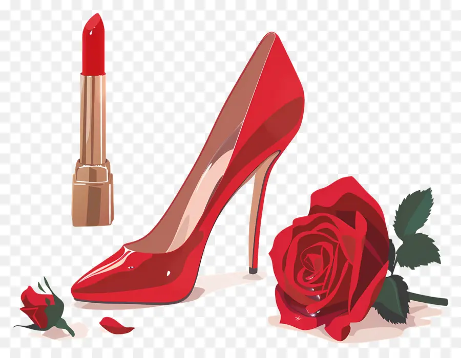 Tacones Rojos，Tacón Alto Rojo PNG