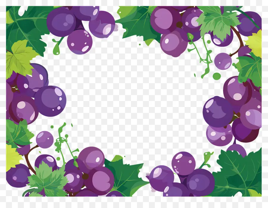 Frontera De Uva，Marco De Uvas PNG