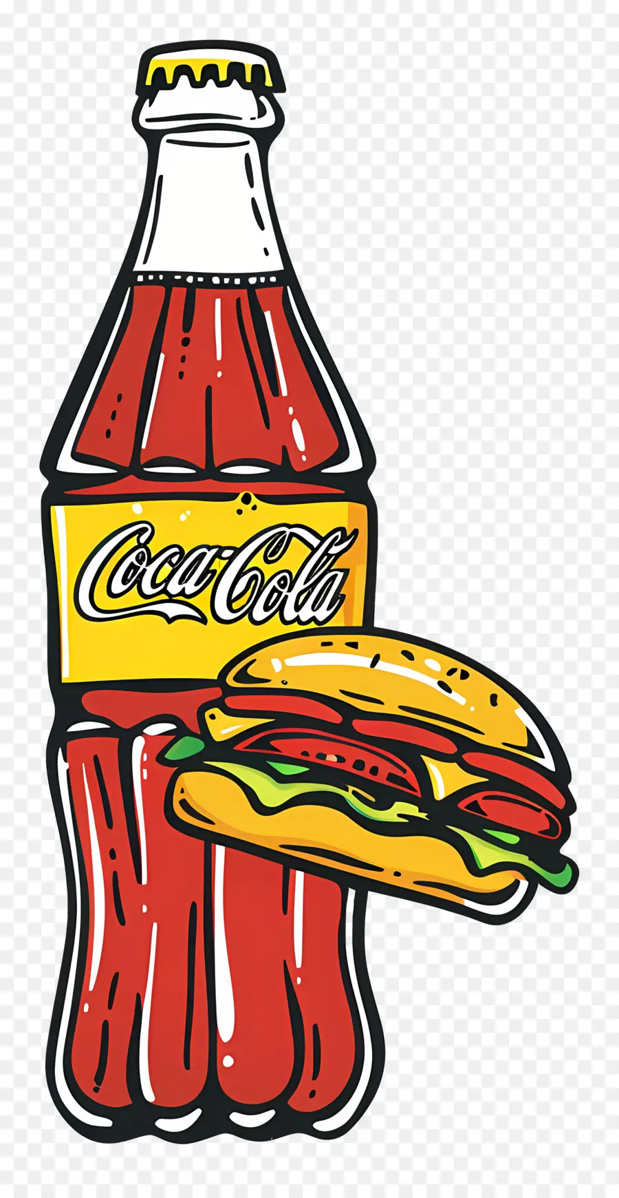 Hamburguesa Coca Cola，Coca Cola Y Sándwich PNG