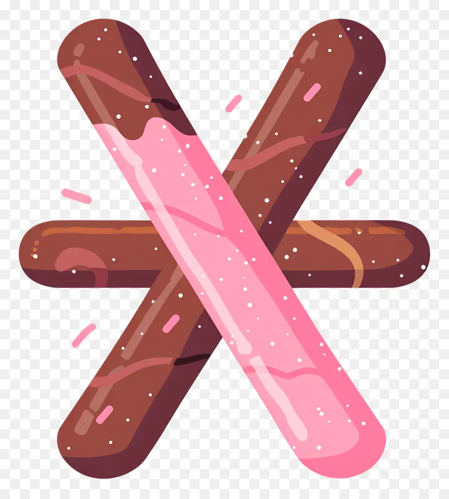 Palitos De Chocolate，Dulce PNG