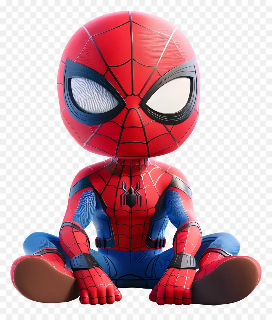 Lindo Hombre Araña，Hombre Araña Sentado PNG