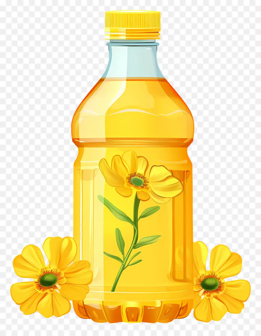 Aceite De Canola，Botella De Aceite PNG