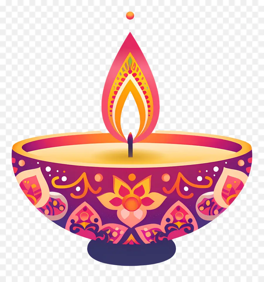 Diwali Diya，Lámpara Diya PNG