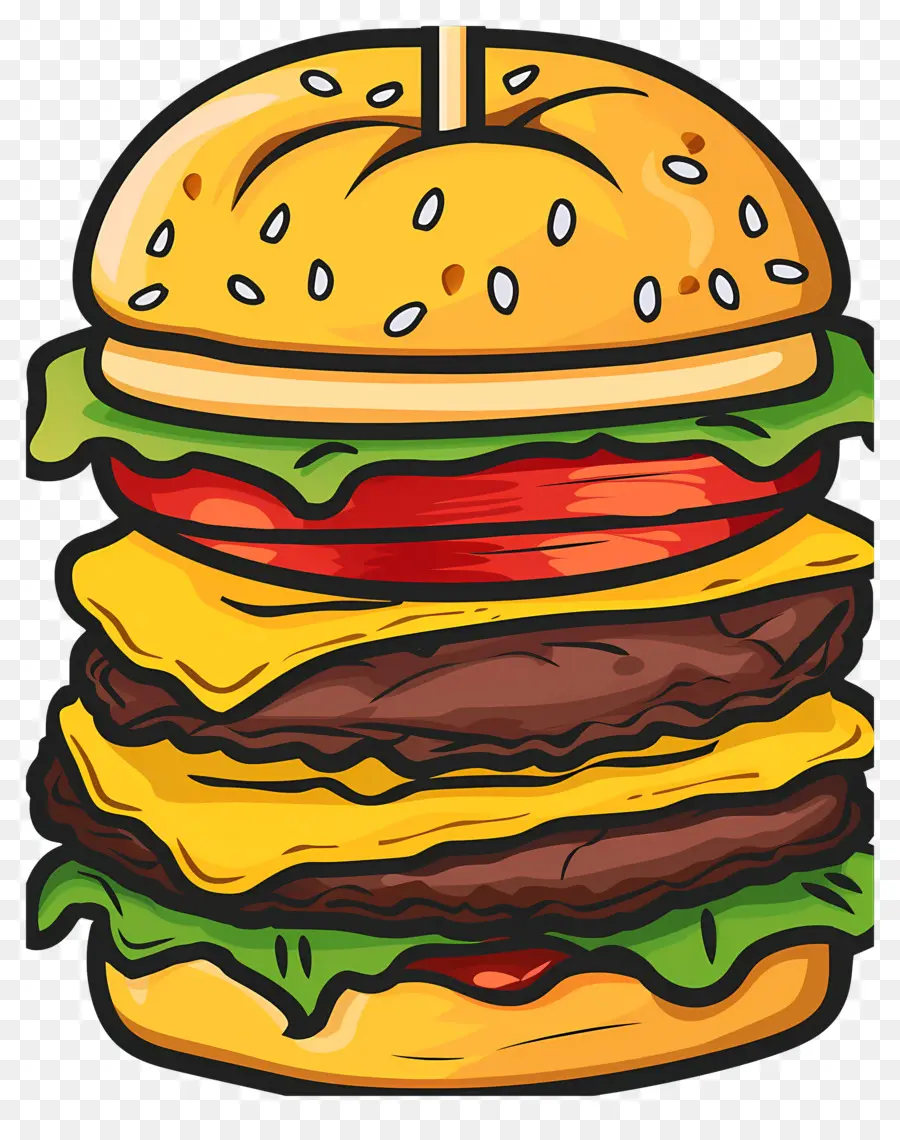 Hamburguesa Jugosa，Hamburguesa Con Capas PNG