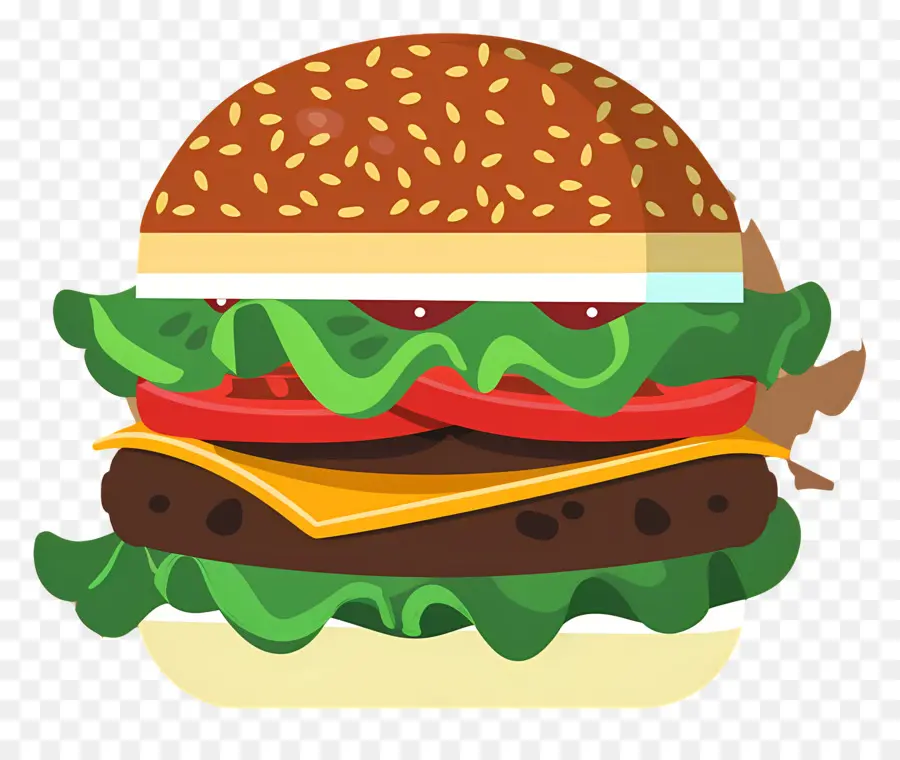 Hamburguesa Jugosa，Hamburguesa Con Capas PNG