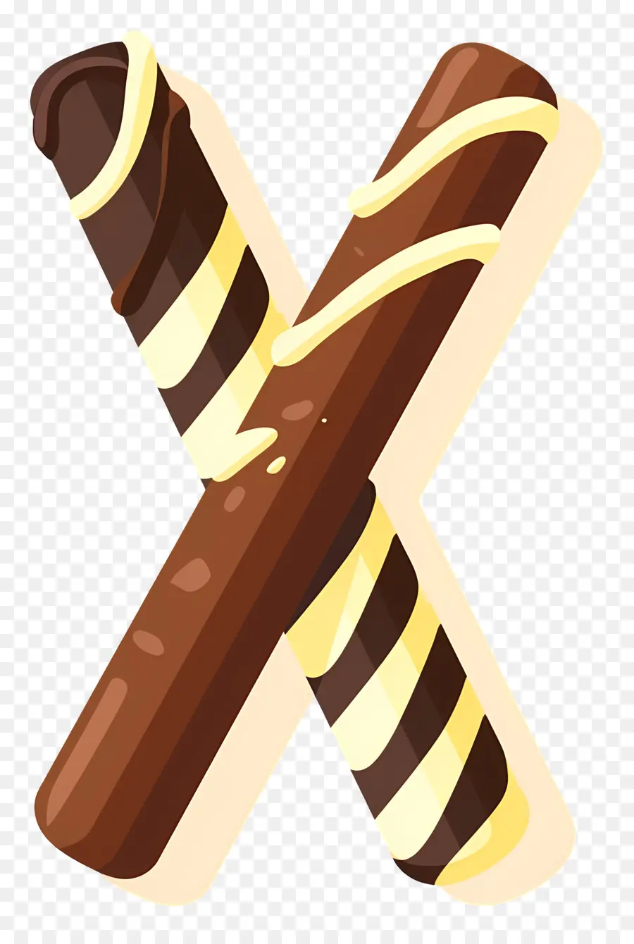 Palitos De Chocolate，Palitos De Chocolate Rayados PNG