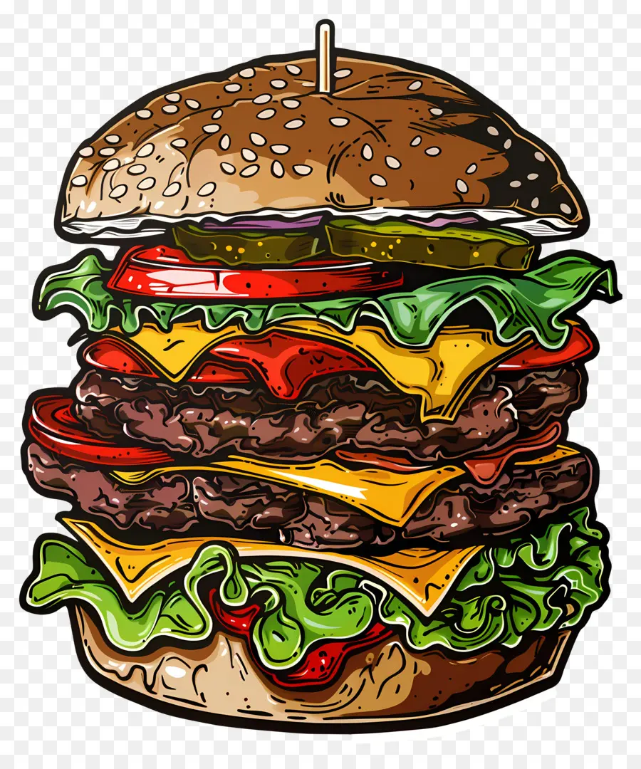 Hamburguesa Jugosa，Hamburguesa Con Queso PNG