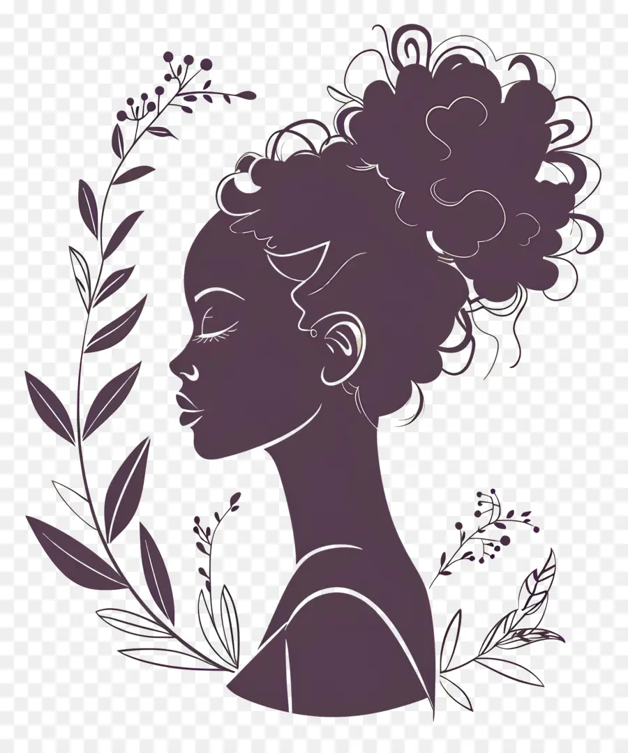 Logotipo De Niña，Mujer Floral PNG