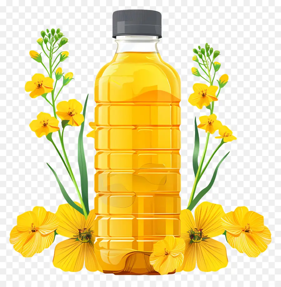 Aceite De Canola，Botella De Aceite PNG