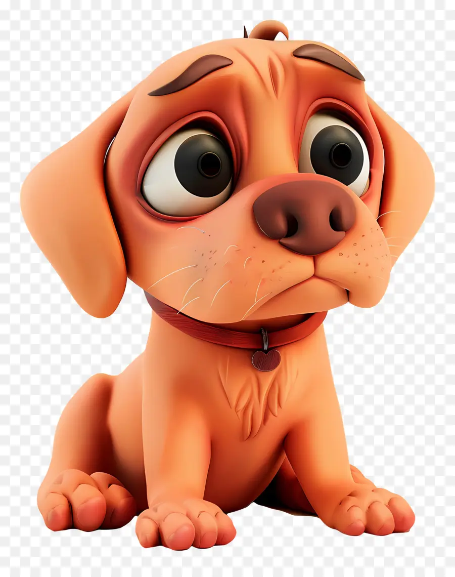 Perro 3d，Perro Sentado PNG