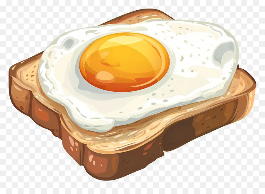 Tostada，Huevos Con Pan PNG