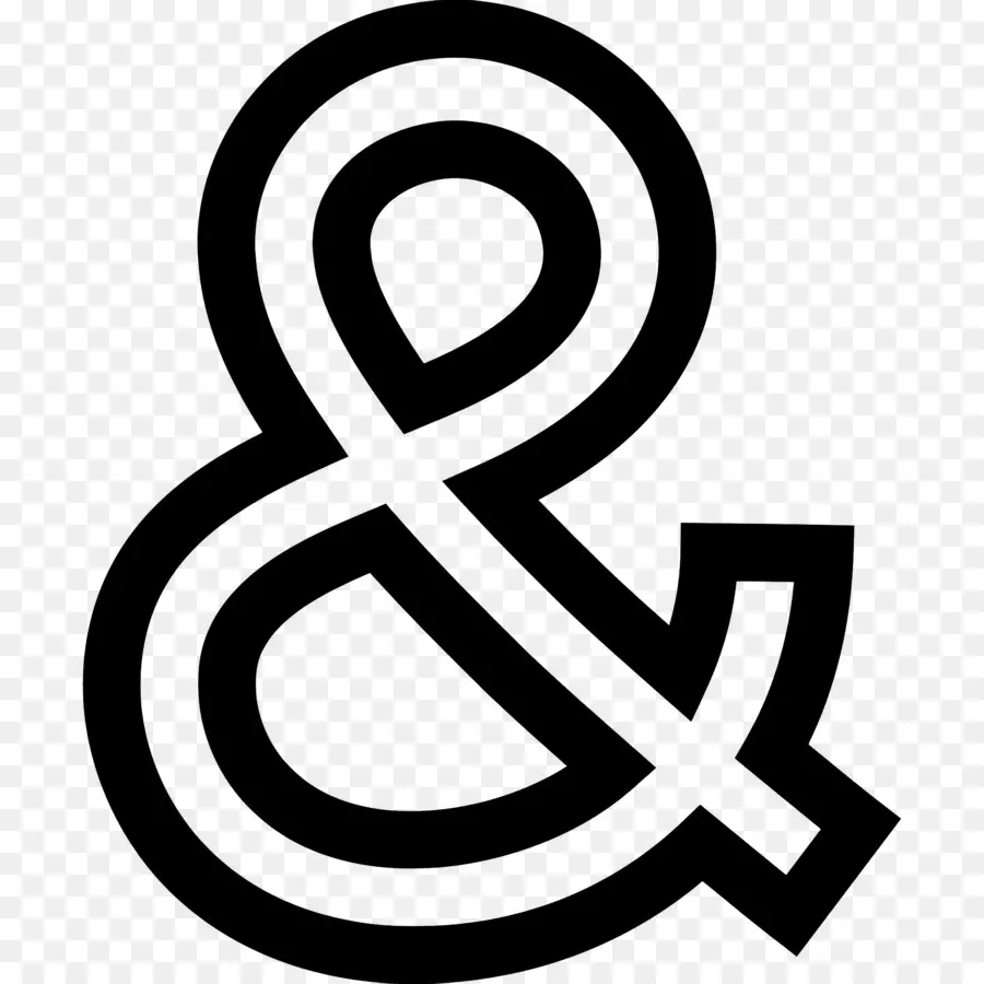 Símbolo Comercial，Ampersand PNG