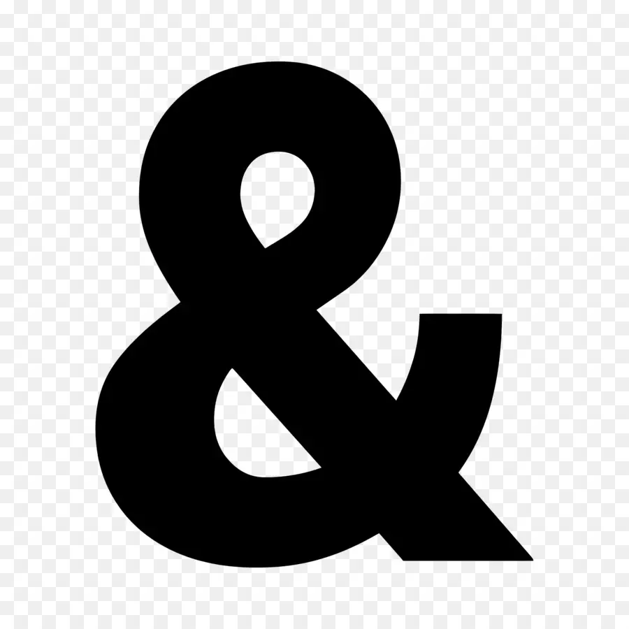 Símbolo Comercial，Ampersand PNG