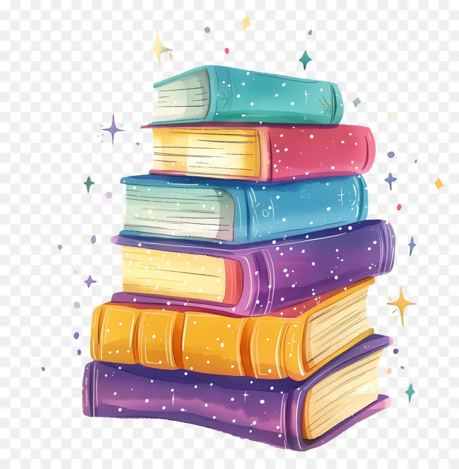 Pila De Libros，Libros PNG