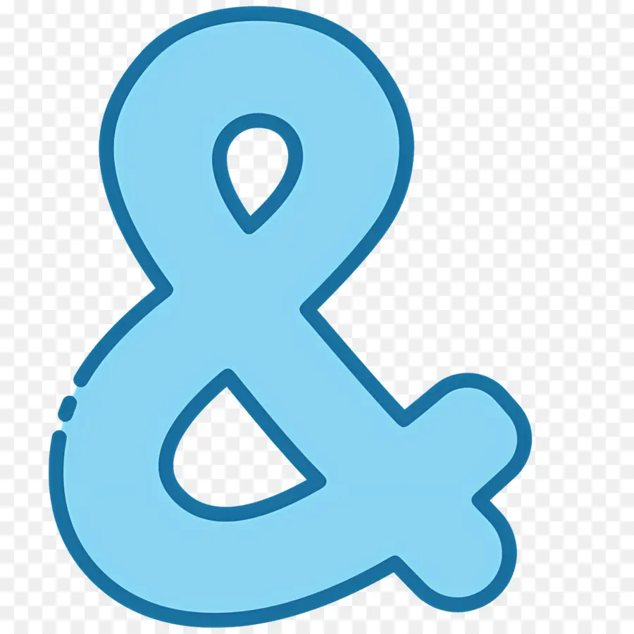 Símbolo Comercial，Ampersand PNG