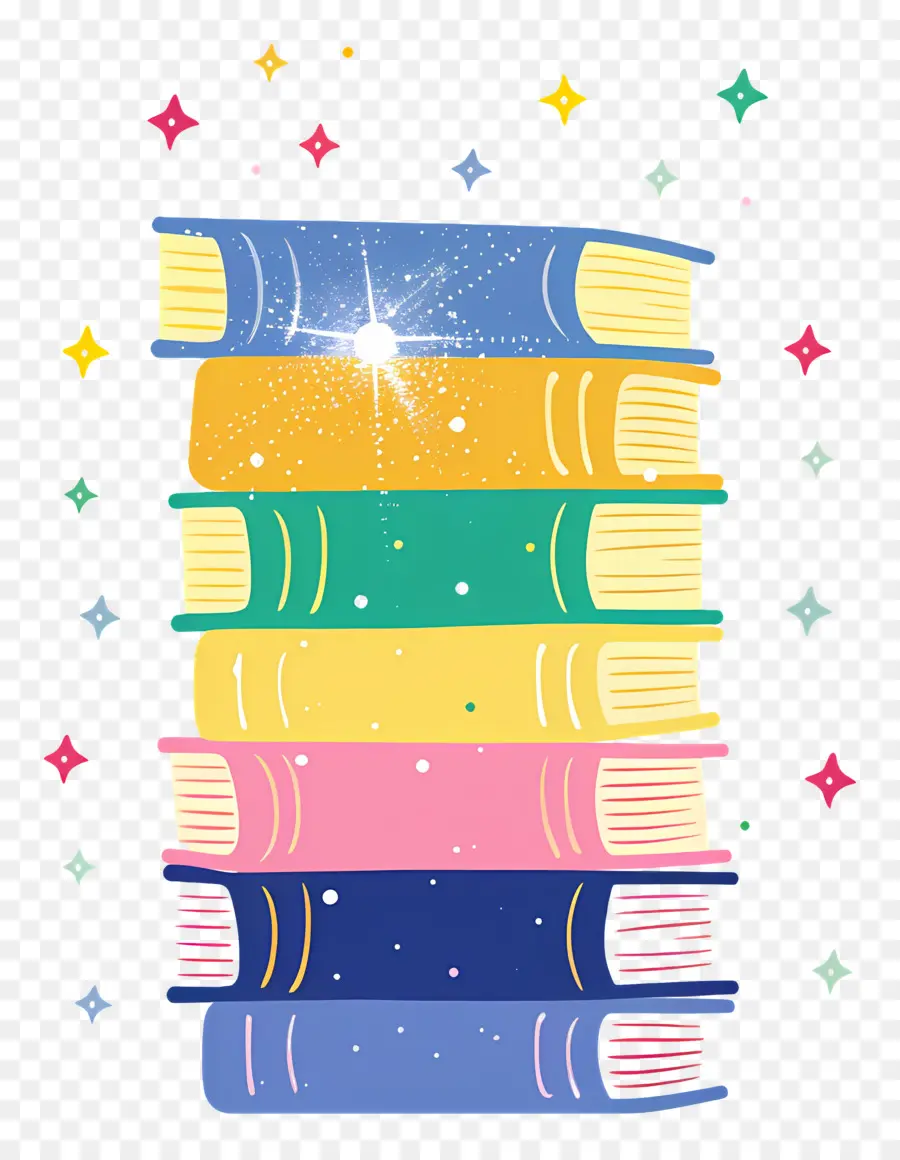 Pila De Libros，Libros PNG