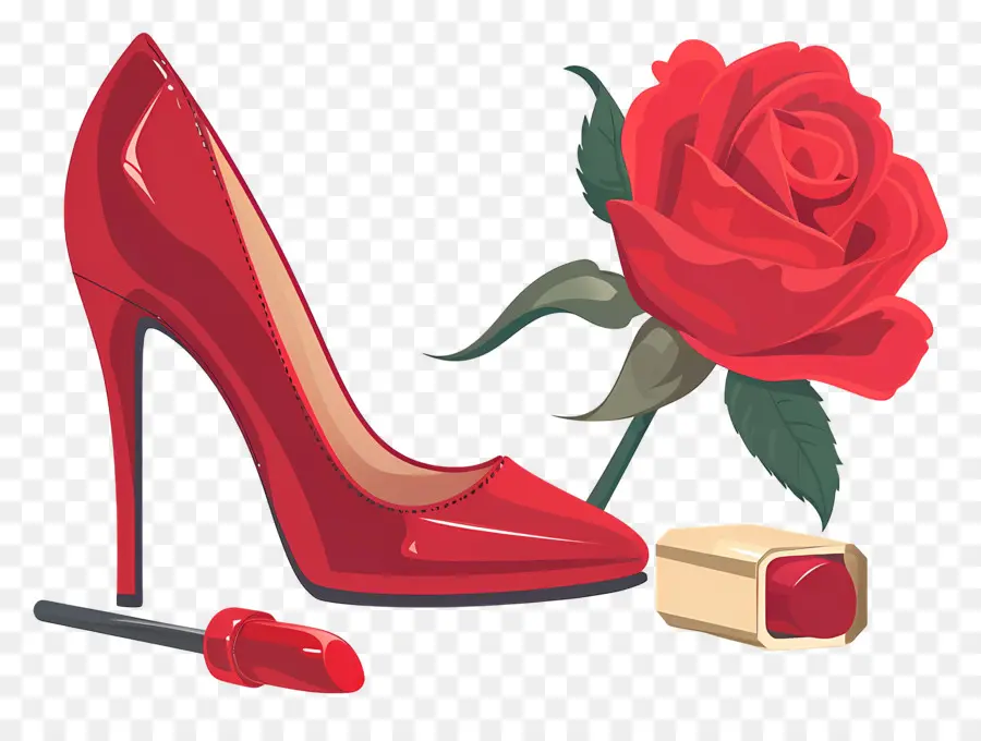 Tacones Rojos，Tacón Alto Rojo PNG