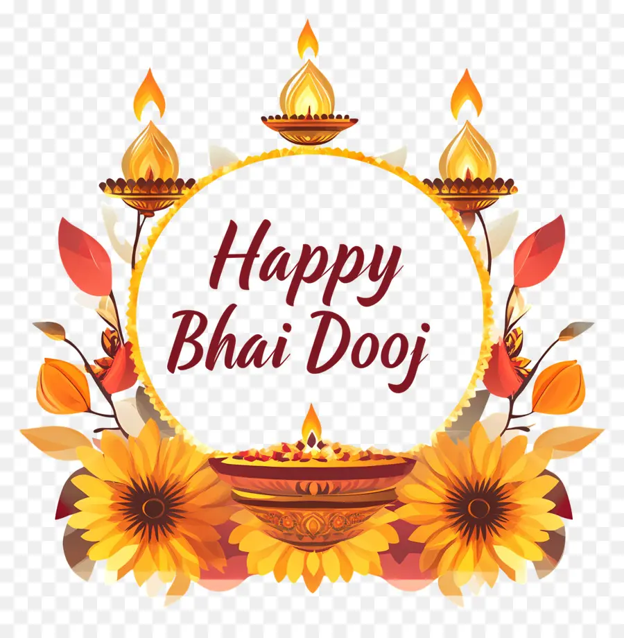 Feliz Bhai Dooj，Flores PNG