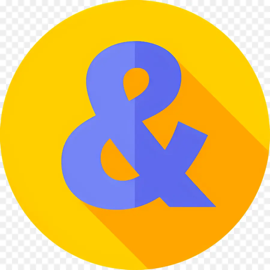 Símbolo Comercial，Ampersand Morado PNG