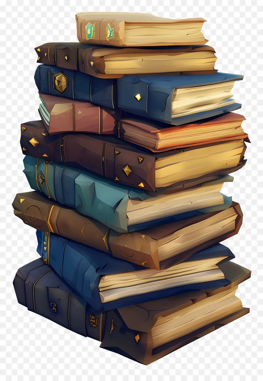 Pila De Libros，Lectura PNG