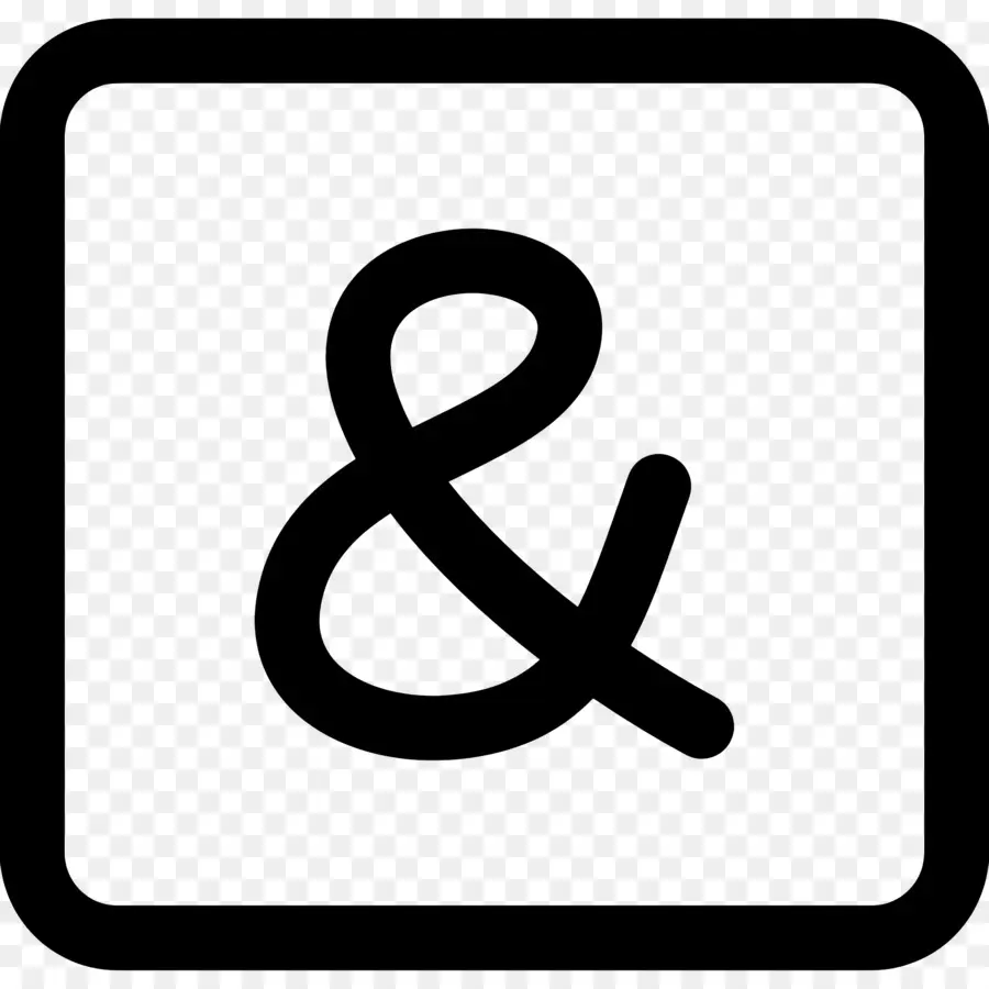 Símbolo Comercial，Ampersand PNG