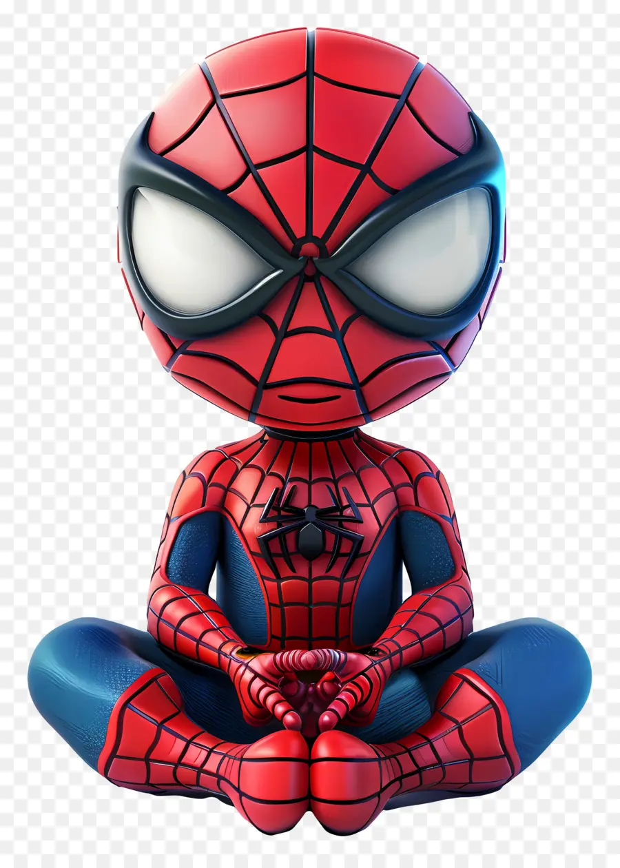 Lindo Hombre Araña，Hombre Araña Sentado PNG