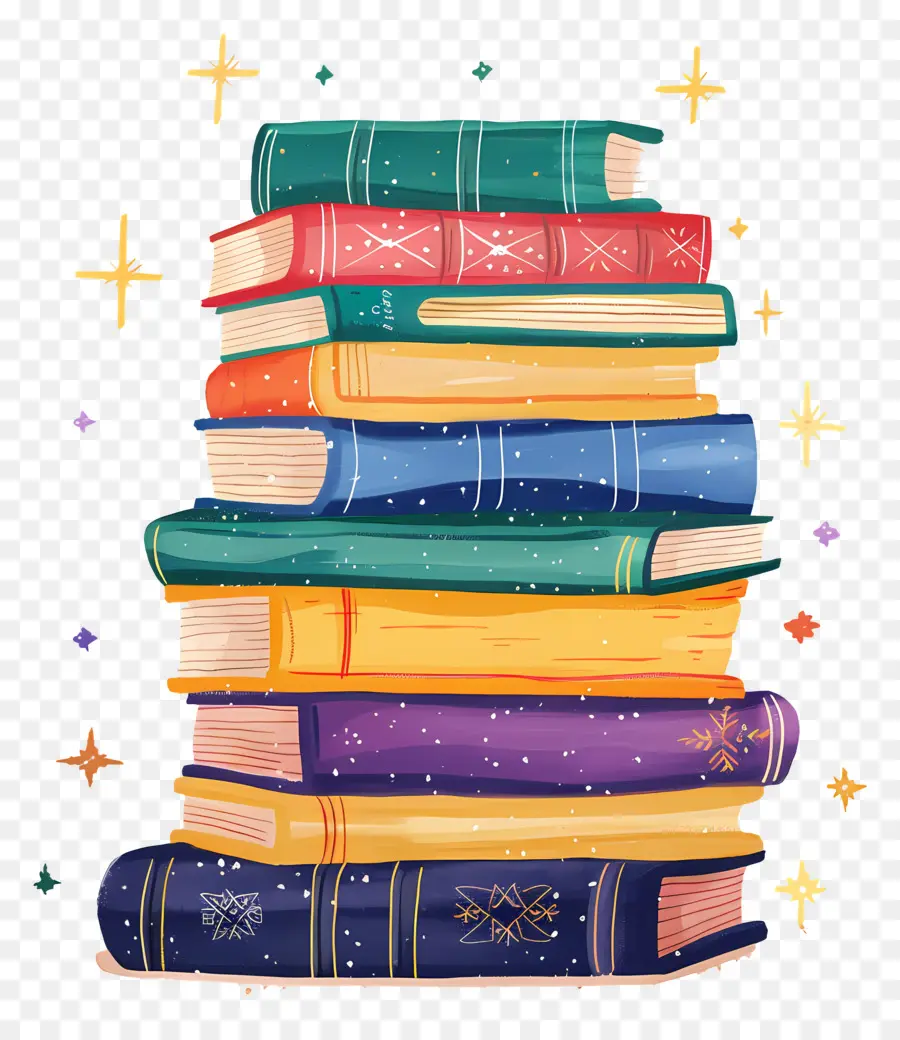 Pila De Libros，Libros PNG